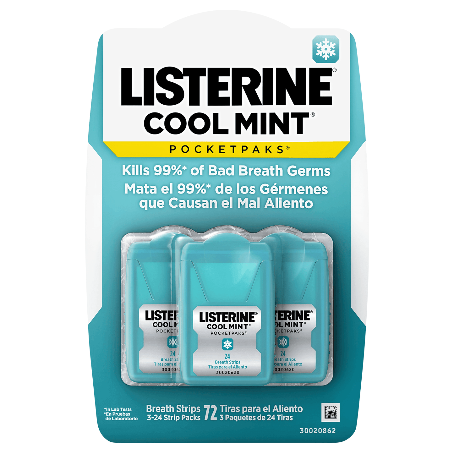 ListerineCoolMintPocketPaks1x72ct-PackageFrontside