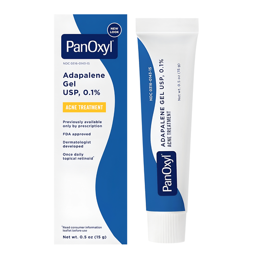 PanOxyl ®️ Adapalene Gel USP, 0.1% Acne Treatment • Acne Zalf Tegen Acne & Verdere Uitbraak Van Acne • 1x15gr