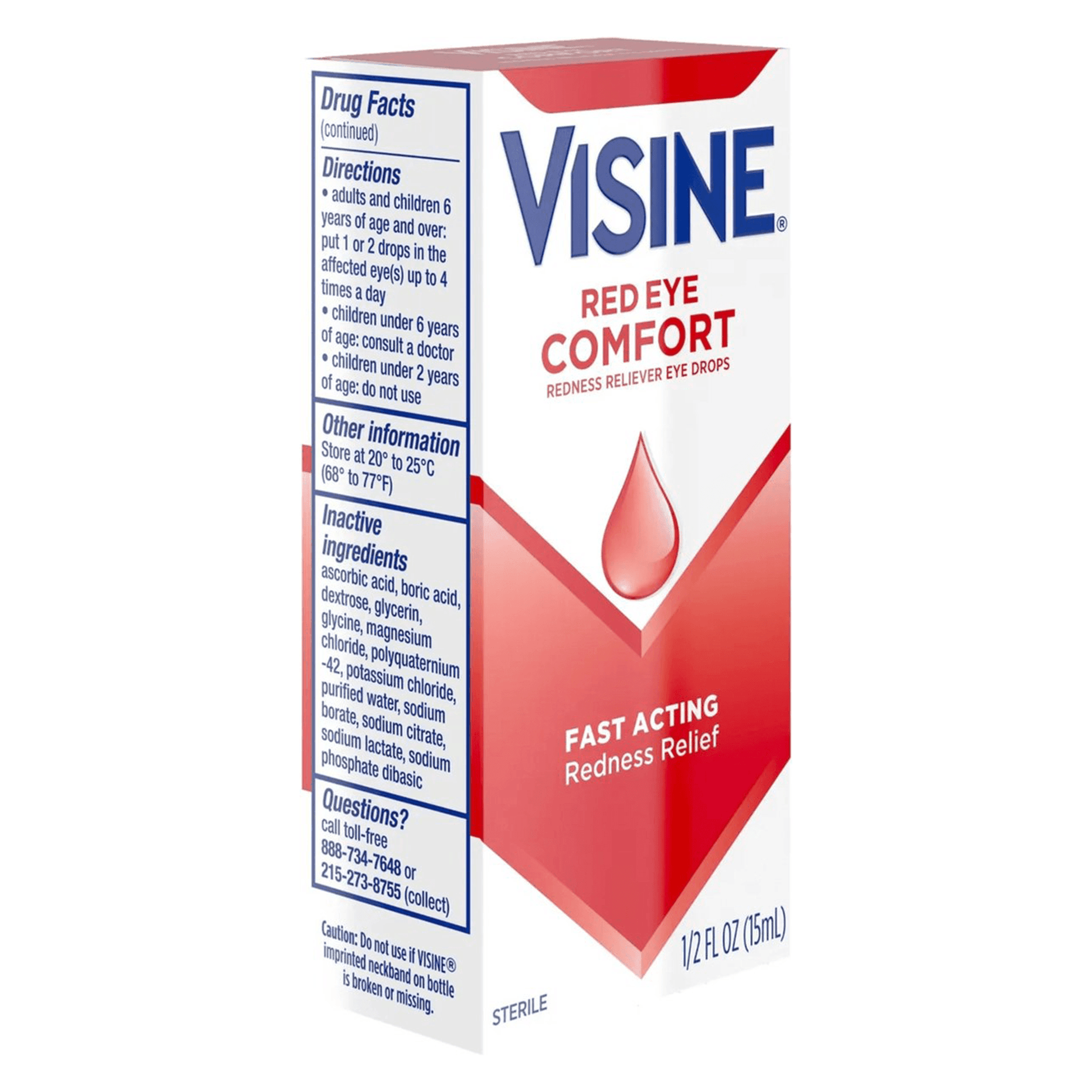 VisineRedEyeComfort1x15ml-PackageLeftside